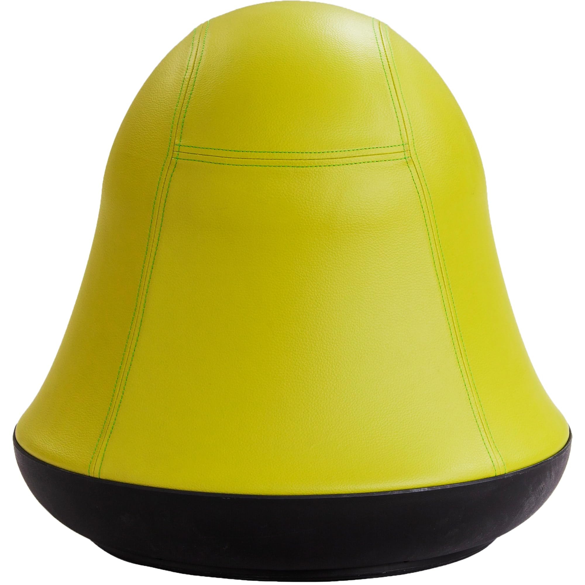 Safco Products 4761GV Runtz Swivel Ball Chair - Green Ergonomic Office Chair with 360-Degree Rotation, Anti-Burst Exercise Ball & Easy-to-Clean Vinyl Seat - Promotes Active Sitting for Home Office, Gaming & Classroom Use