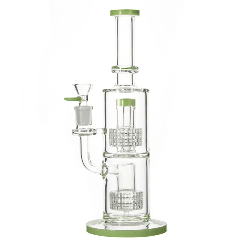 11 Inch Thick Glass Bong - 14mm Joint Water Pipe & Oil Dab Rig for Smooth Smoking Sessions | Perfect for Home Use, Parties & Relaxation