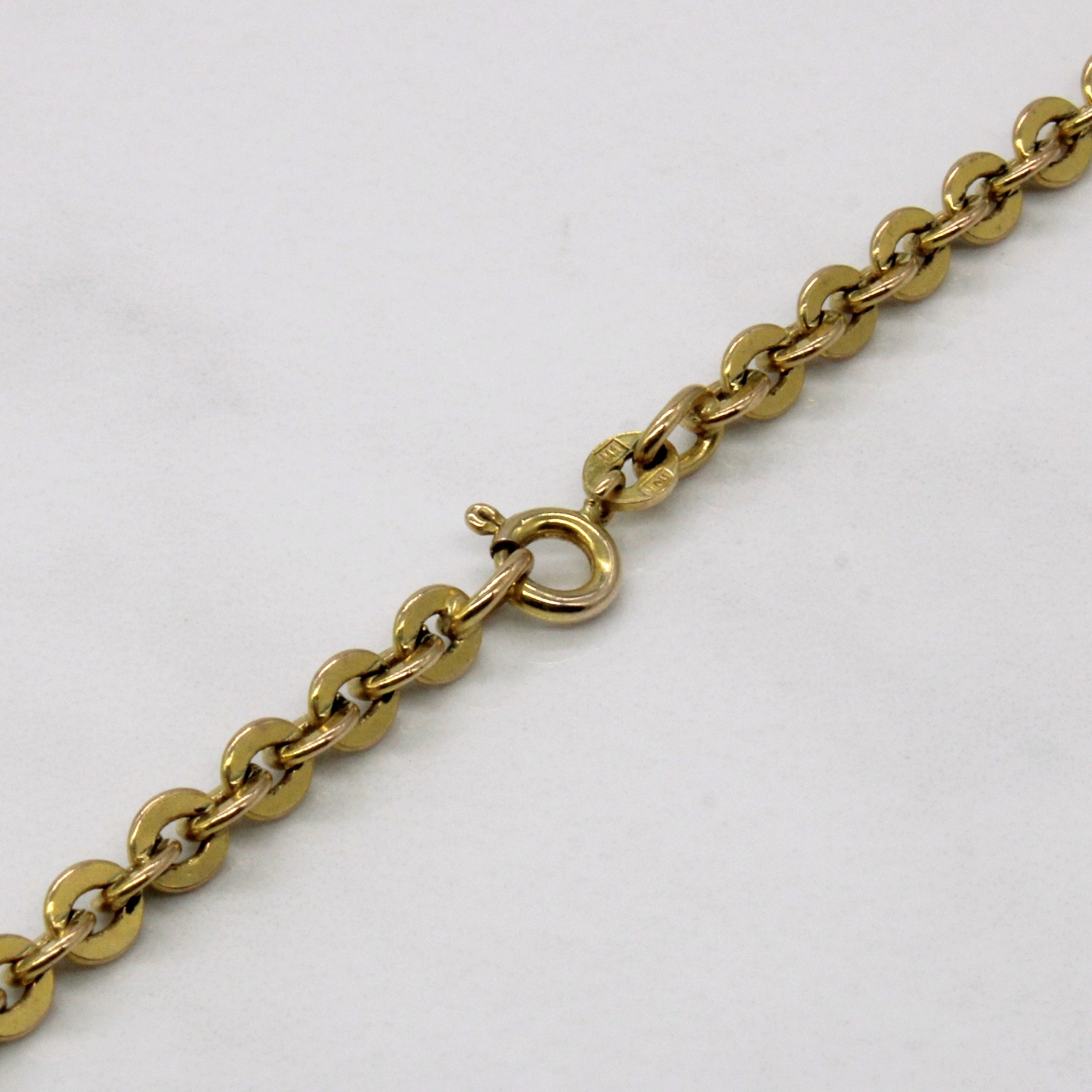10K Yellow Gold Oval Link Chain Necklace - 25 Inch Elegant Dainty Jewelry for Women - Perfect for Everyday Wear, Layering & Special Occasions