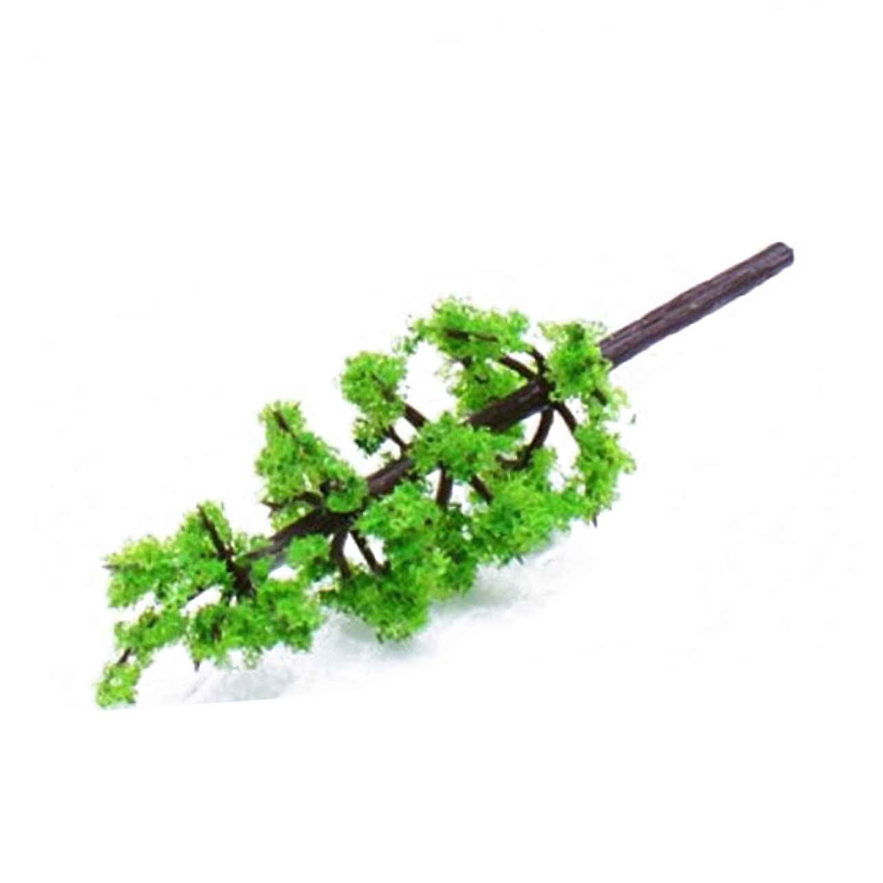 Totority 100pcs Green Model Trees for Train Scenery - Miniature Landscape Trees, Plants & Flowers Set - Perfect for Model Train Layouts, Dioramas, and Architectural Displays