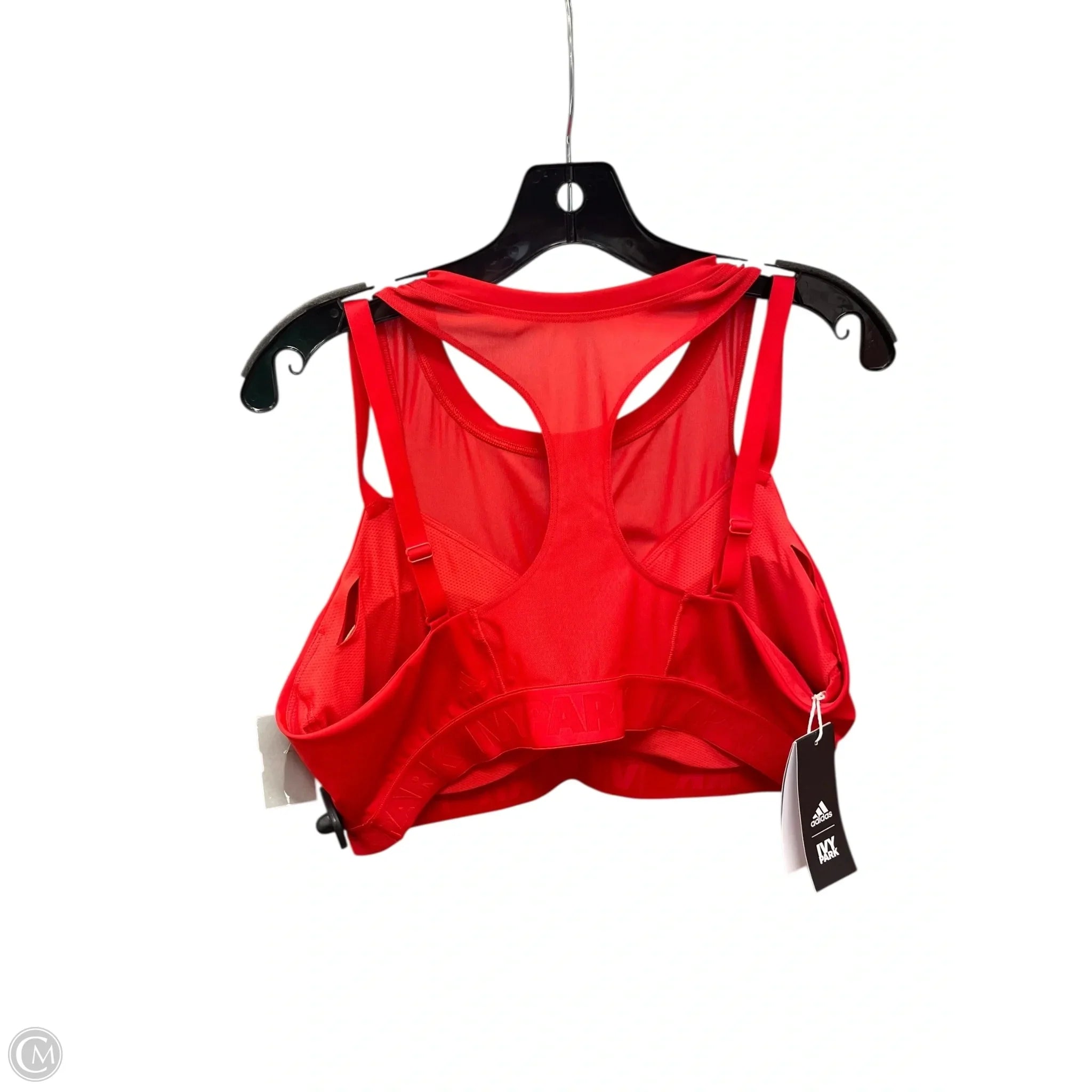 Adidas Women's Athletic Sports Bra - Red, Plus Size 3X - High Impact Workout, Running, Yoga & Gym Support