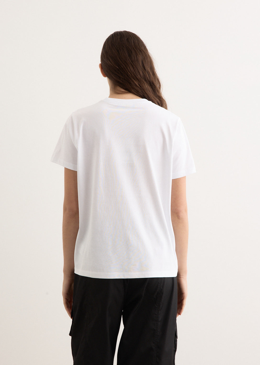 Comfortable Basic Jersey Cherry Relaxed T-Shirt for Women - Soft Casual Tee for Everyday Wear, Lounge & Outings