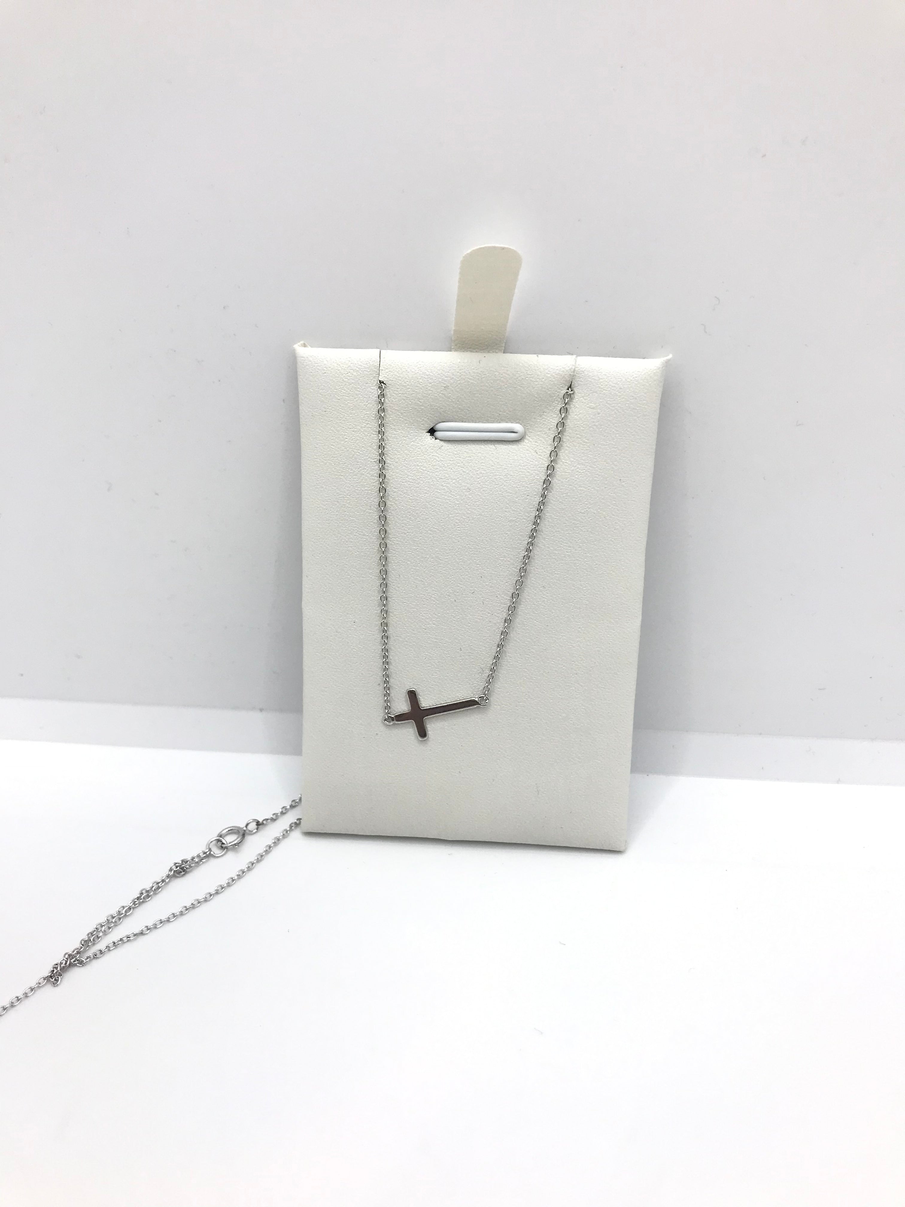 Real Sterling Silver Cross Necklace for Women & Men - Elegant Religious Jewelry Gift for Baptism, Confirmation & Everyday Wear