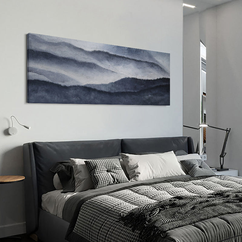 Original Handmade Mountain Forest Landscape Painting on Canvas - Nature Wall Art Decor, Unique Gift for Home & Office - Perfect for Living Room, Bedroom, or Office Decoration