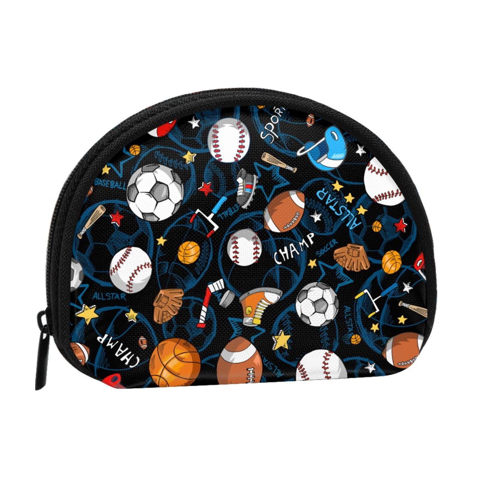 Neoprene Coin Purse & Change Pouch - Lightweight Travel Wallet for Cash, Coins & Cards - Perfect for Gym, Sports & Outdoor Activities (Compatible with Hockey, Soccer, Basketball, Baseball & Football) - Ideal for Travel, Shopping & Everyday Use