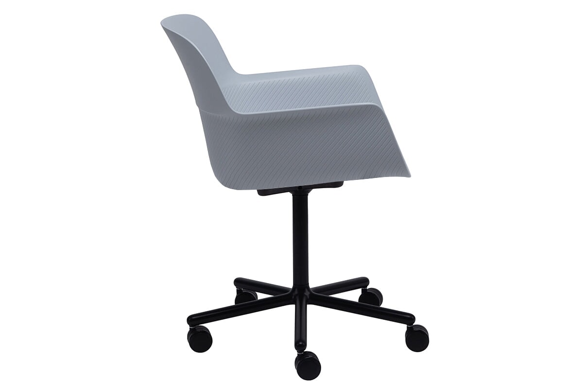 Tommy Tub Plastic Chair with Swivel Base - Durable Outdoor & Indoor Seating for Patio, Poolside, and Garden Relaxation