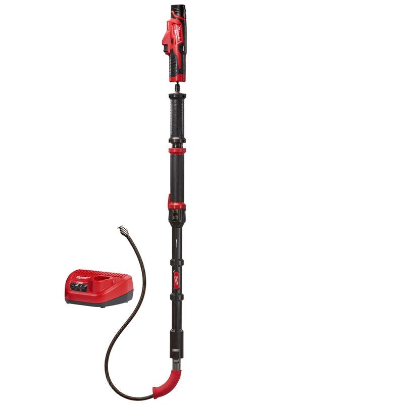 21 M12 12V Lithium-Ion Cordless Toilet Auger Kit - 6ft TRAPSNAKE Drain Cleaner for Clog Removal | Perfect for Home Plumbing, RV & Commercial Use