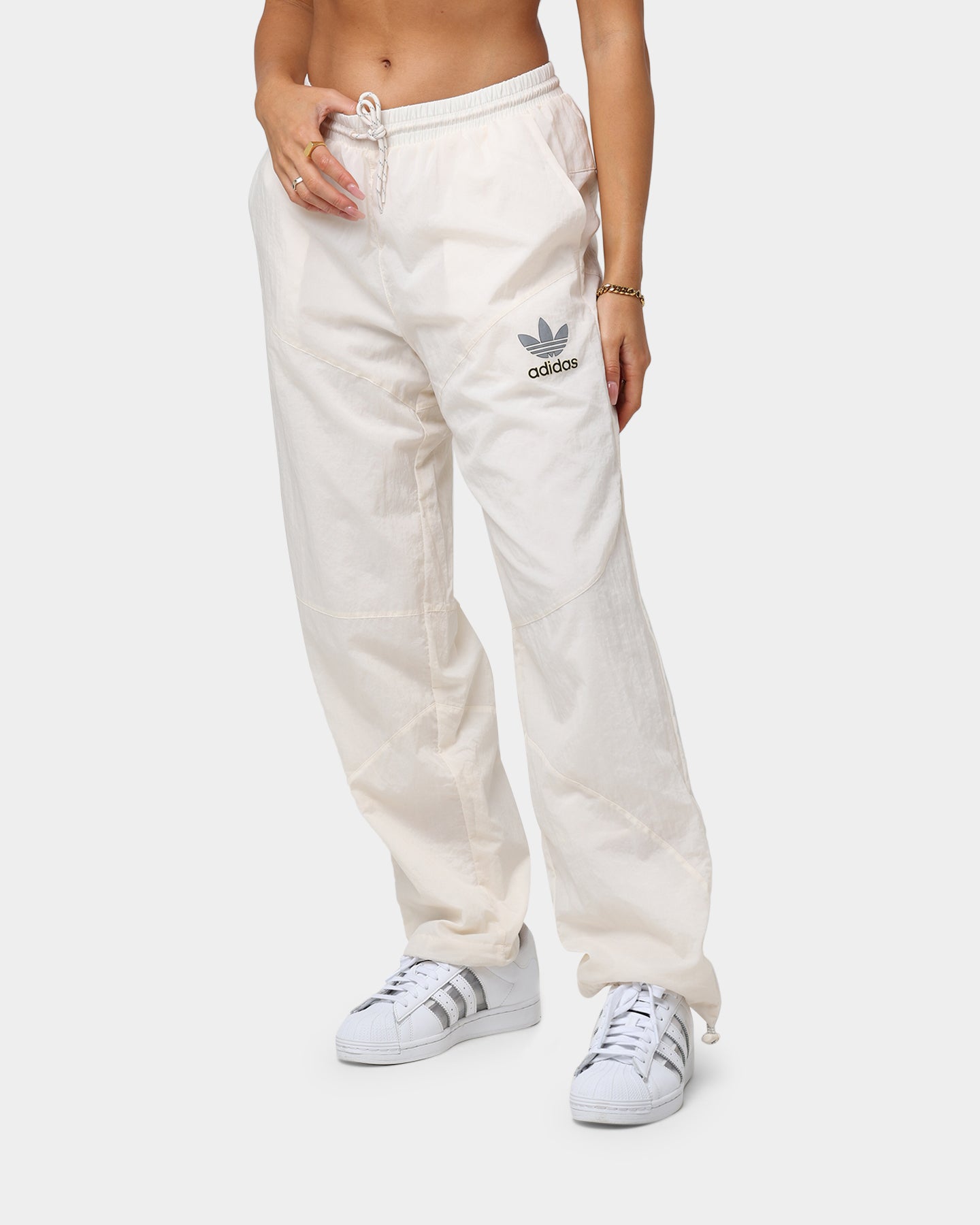 Adidas 4D Cush Pants for Men - Wonder White Running Jogger Pants with 4D Cushion Technology for Gym Workouts & Casual Wear