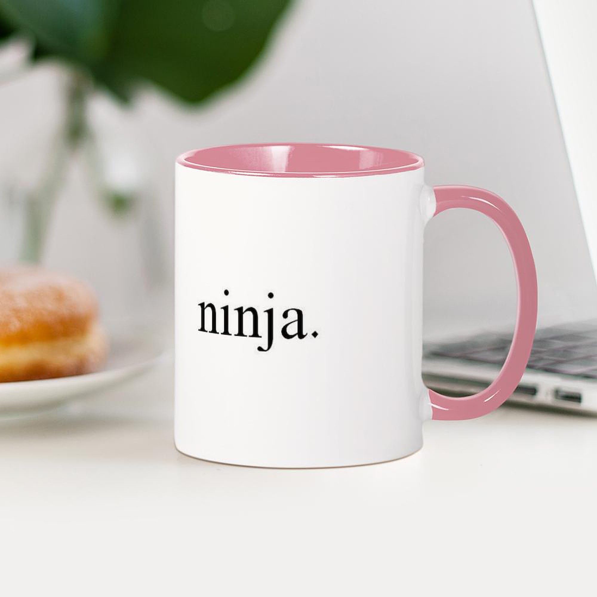11 oz (325 ml) Ninja Themed Ceramic Coffee Mug - Perfect for Tea, Hot Chocolate & Office Use - Funny Gift for Ninja Lovers