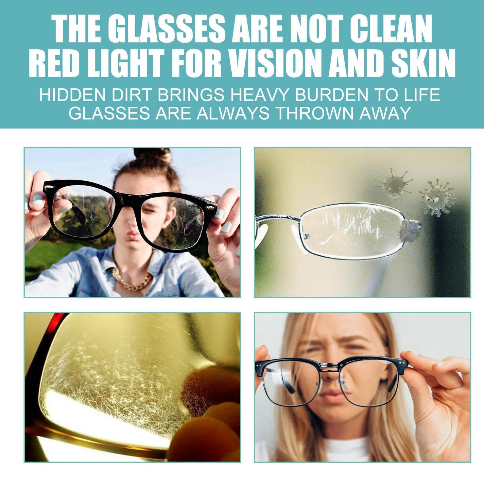 Lens Scratch Removal Spray - Eyeglass & Windshield Glass Repair Liquid - Glasses Cleaner for Sunglasses & Screens - Scratch Repair Solution (1PC) - Perfect for Eyeglass Maintenance, Phone Screen Protection & Car Windshield Repair