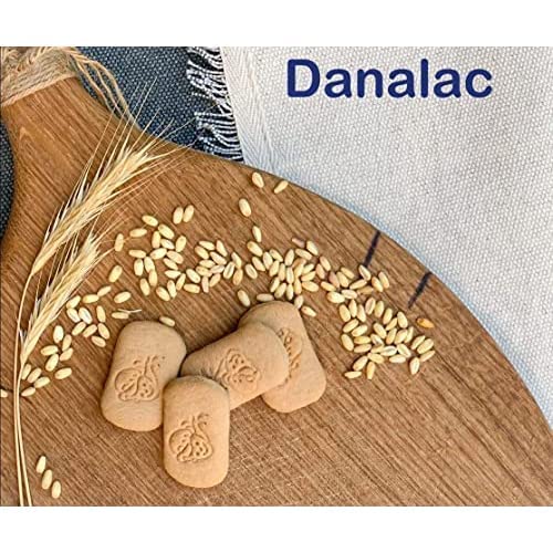 Danalac Banana Baby Biscuits for Toddlers 6+ Months - 120g Snack with Calcium, Iron & Vitamins - Healthy Teething Treat for Infants & On-the-Go Baby Food