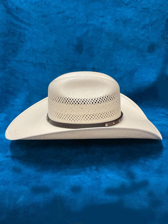 Justin JS6330WHSN4408 Straw Cowboy Hat - White Western Hat for Men & Women - Perfect for Rodeo, Country Music Festivals & Outdoor Adventures