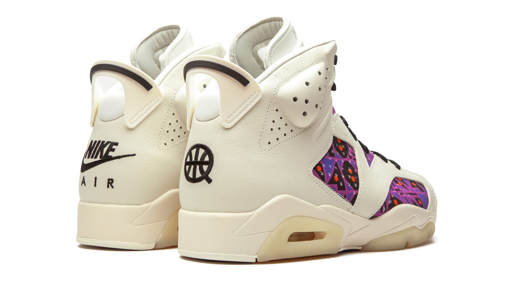 Jordan Air 6 Quai 54 Purple Men's Basketball Shoes - Size 8 | Retro Sneakers for Streetwear & Basketball Performance