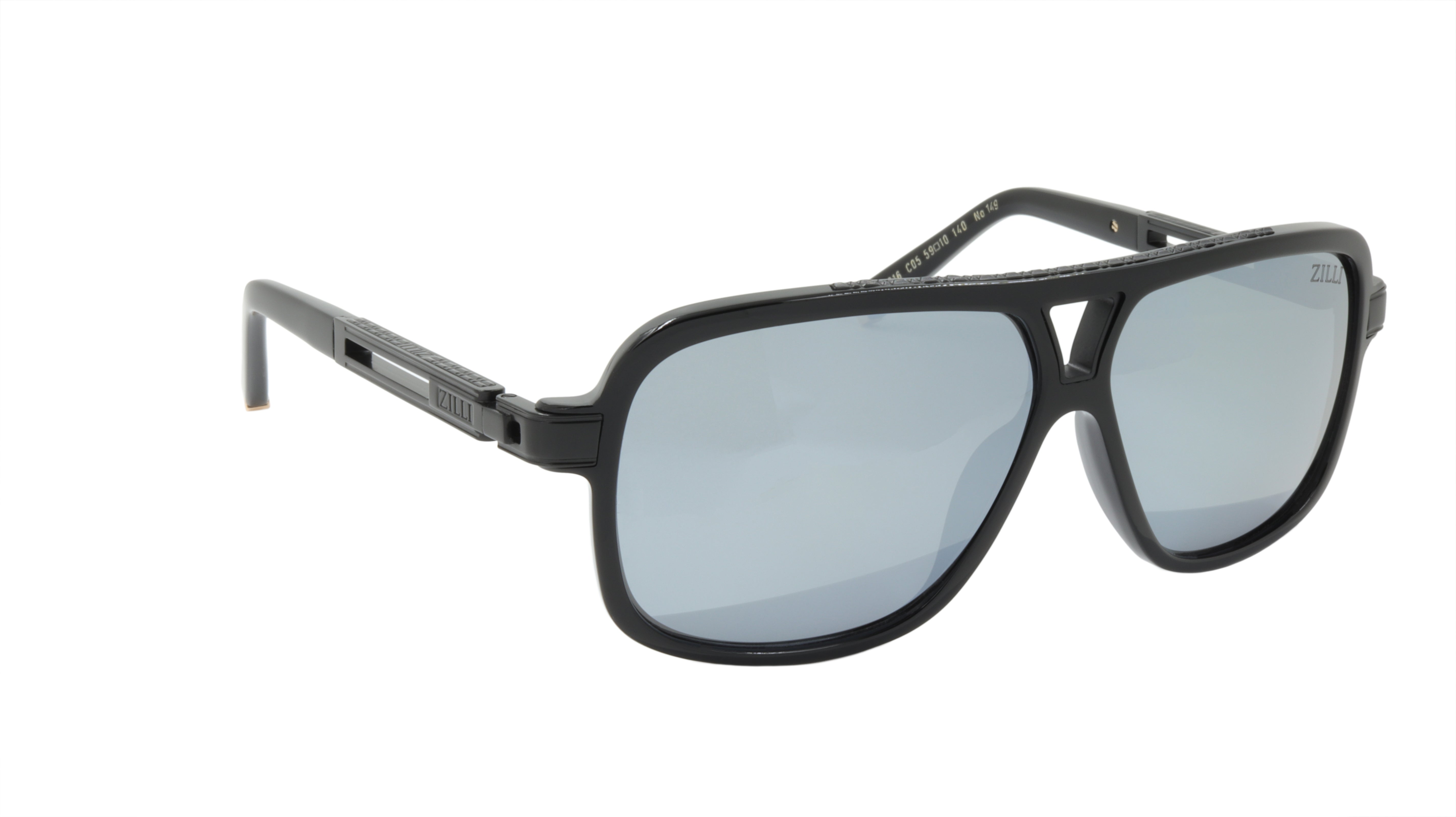 ZILLI Titanium Acetate Polarized Sunglasses - Handmade in France - Model ZI 65016 C05 - Luxury UV Protection for Driving, Travel & Outdoor Activities