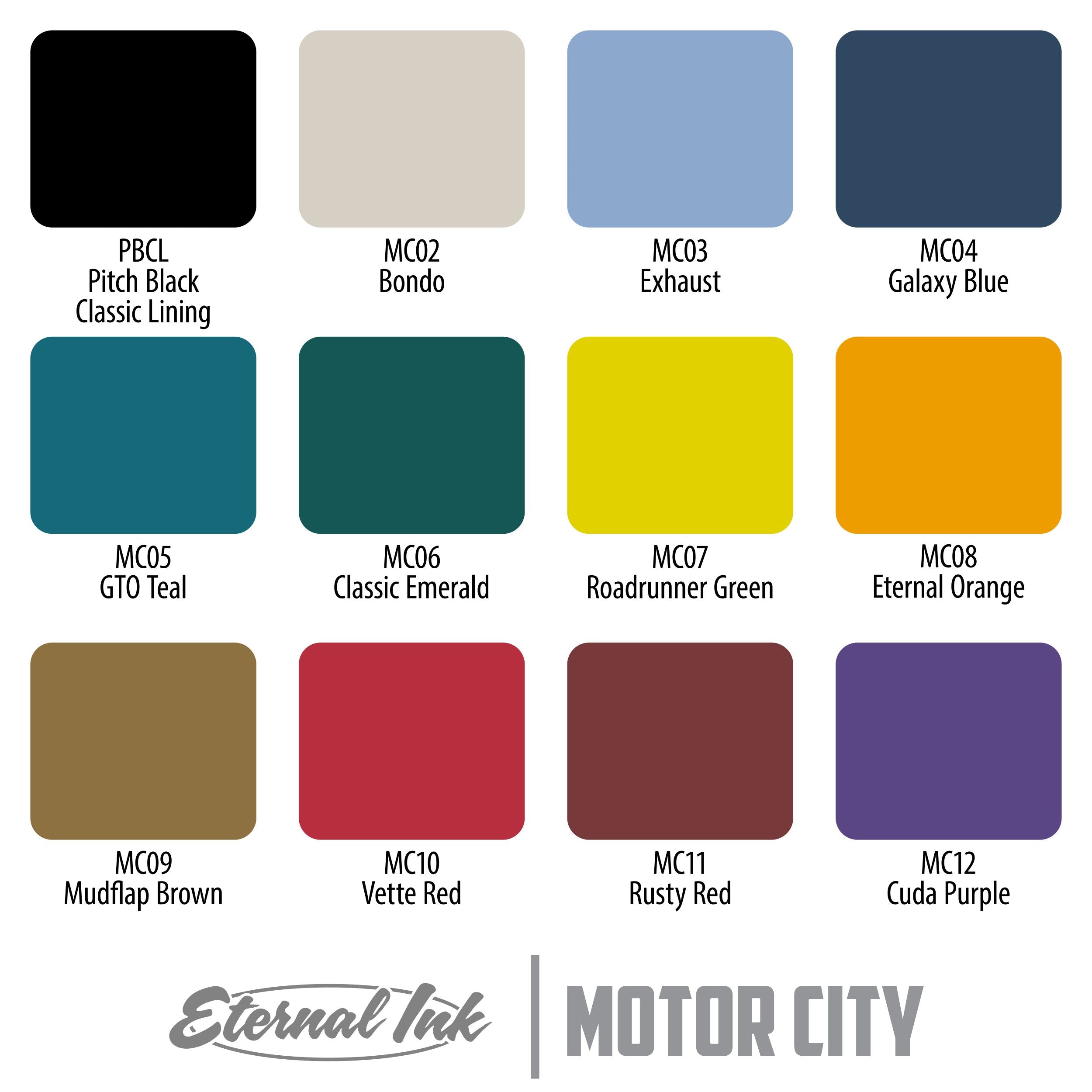 Eternal Motor City Set 1oz - Premium Die Cast Metal Car Collection for Adults & Collectors - Perfect for Display, Gifts, and Home Decor