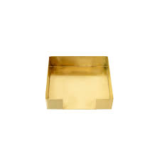 Vintage Brass Cocktail Napkin Holder - Elegant Bar Accessory for Parties, Weddings & Home Decor | Perfect for Restaurants, Bars & Entertaining Guests