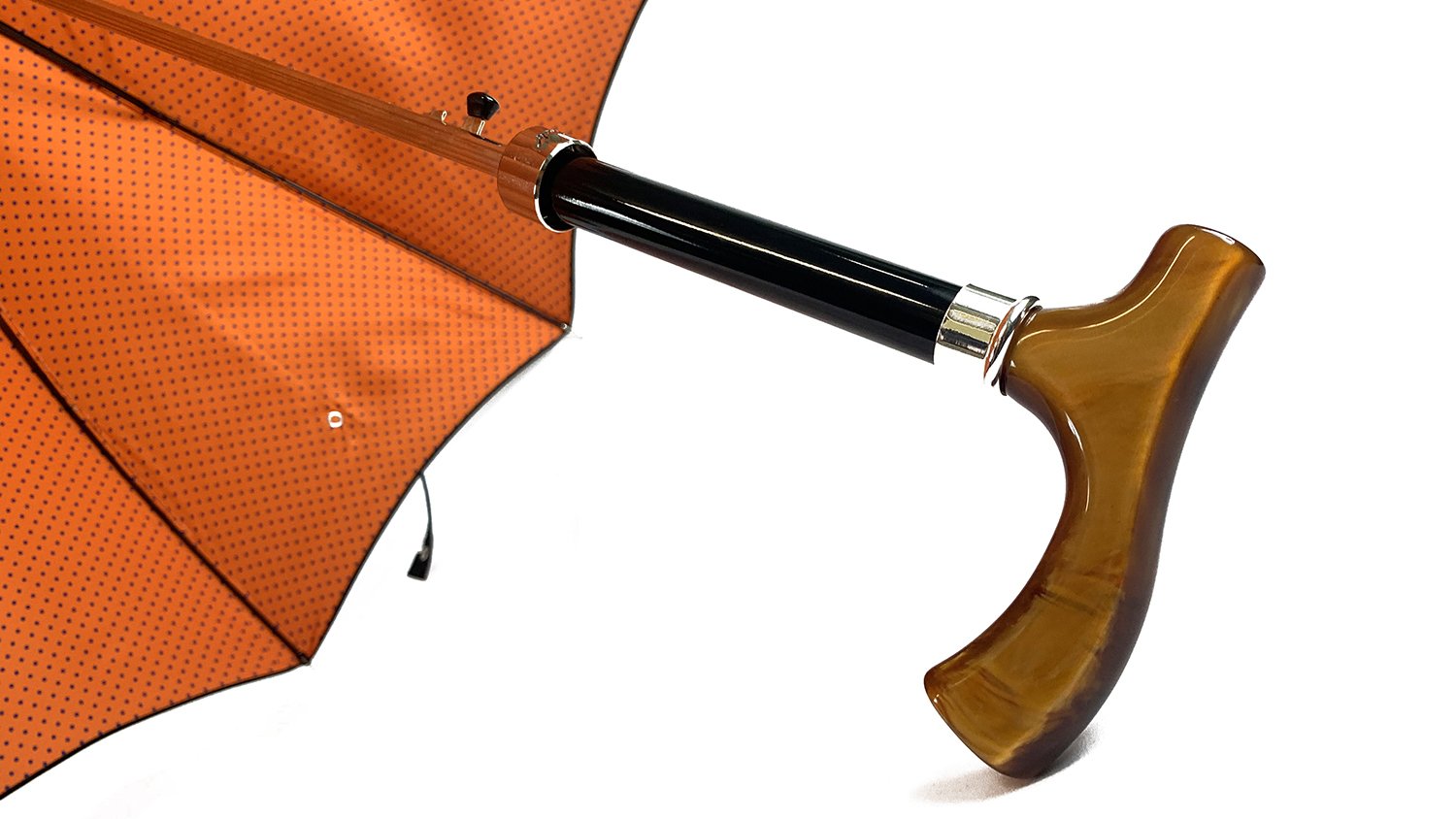 Stylish Double Original Elegant Umbrella with Acrylic Handle - Perfect for Rainy Days, Outdoor Events & Fashion Accessories