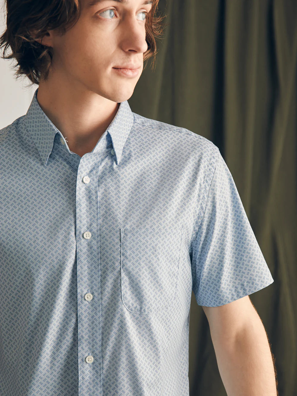 FAHERTY Short Sleeve Movement Shirt for Men - Lightweight, Breathable & Comfortable - Perfect for Travel, Hiking & Outdoor Adventures