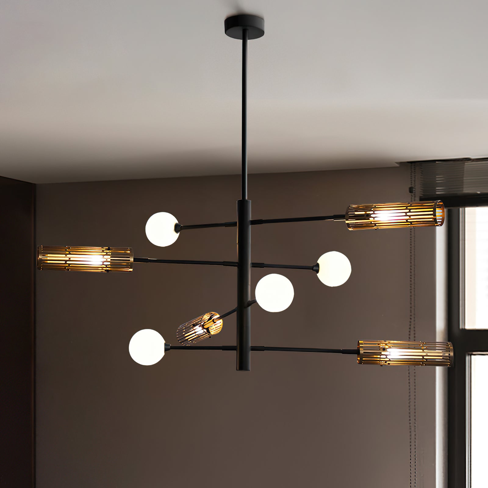 Julia Chandelier - Elegant Crystal Ceiling Light Fixture for Dining Room & Bedroom | Modern Home Decor Lighting