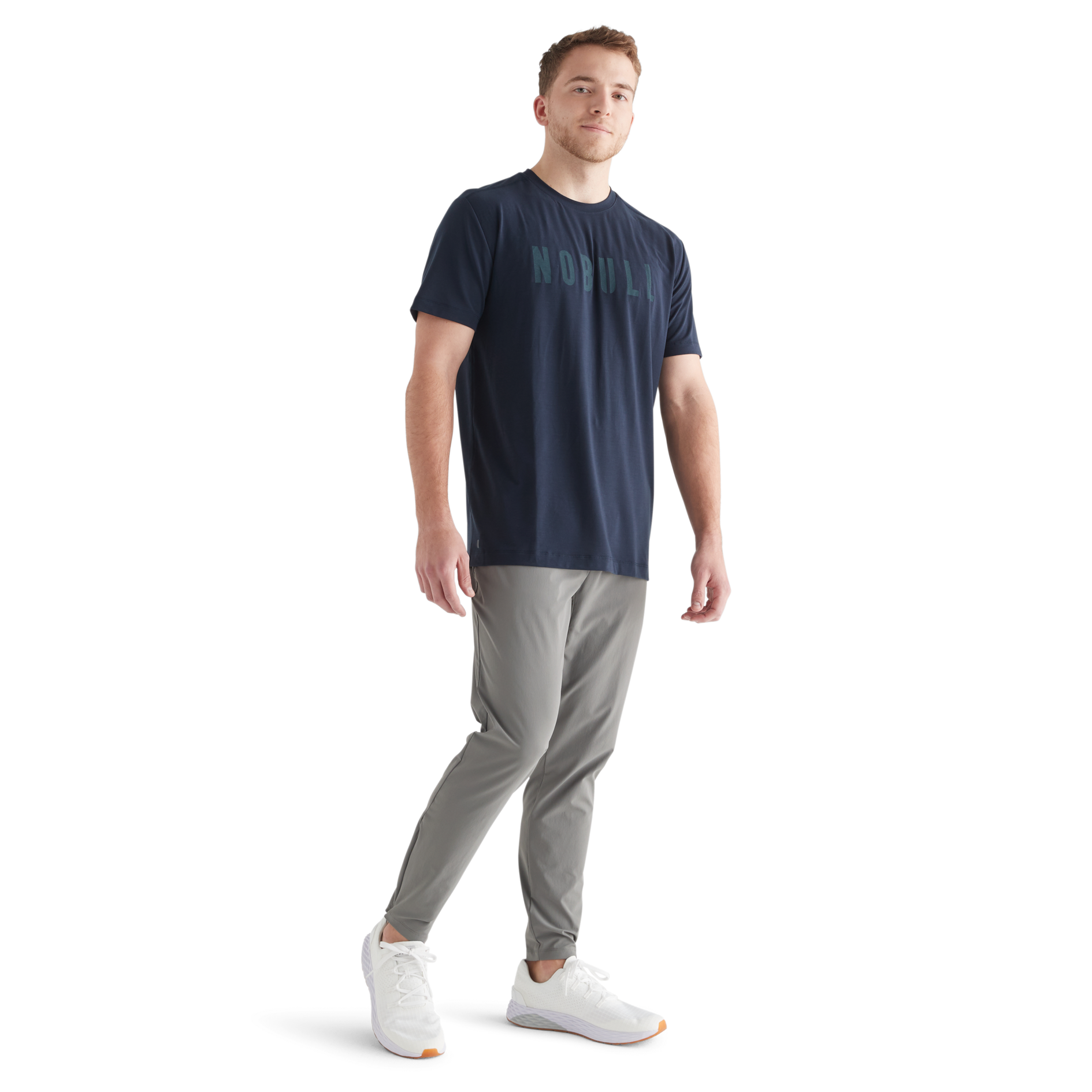 NOBULL Men's Performance T-Shirt - Lightweight, Breathable Workout Tee for Gym, Running & Training