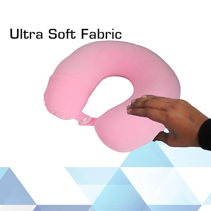 BREDA Versatile Travel Neck Pillow - Memory Foam Support for Airplane, Car & Office Use | Ergonomic Neck Pain Relief Cushion for Sleeping on Flights, Road Trips & Work Breaks | Compact Travel Accessory with Washable Cover