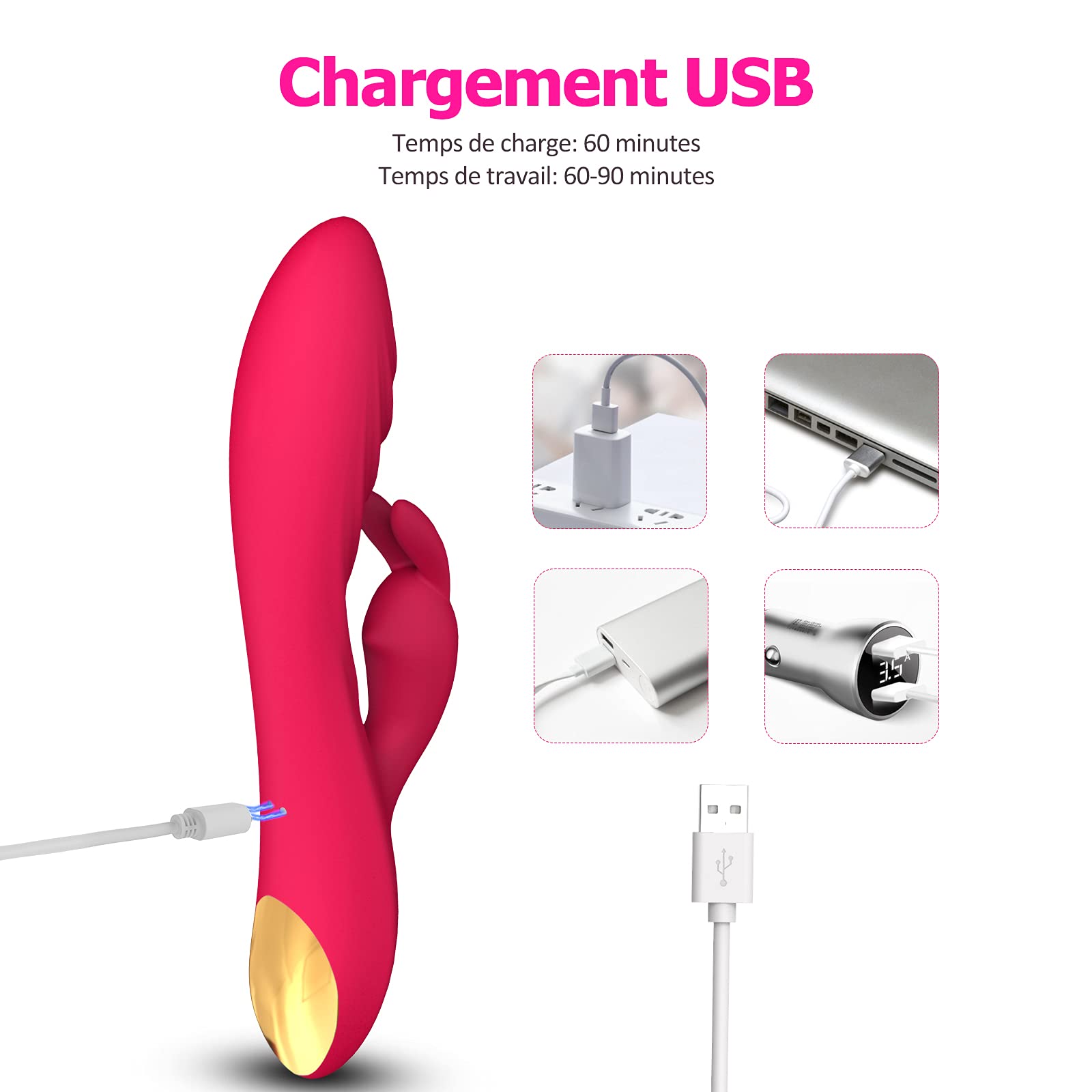 12 Speed Waterproof Clitoral Sucking Vibrator with Remote Control - Rechargeable G Spot & Clitoris Stimulator for Women & Couples - Perfect for Solo Play, Foreplay & Long Distance Relationships