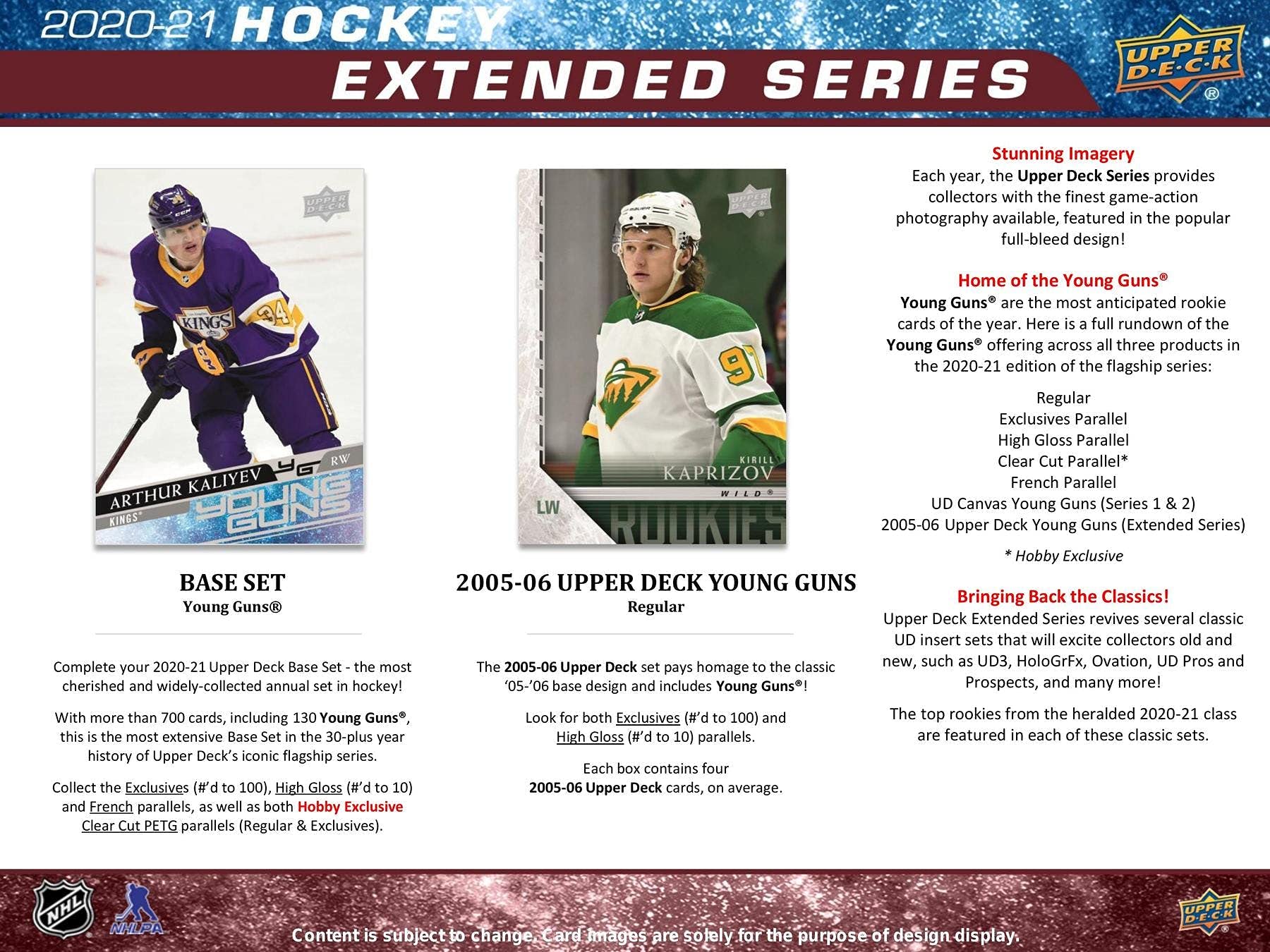 2020/21 Upper Deck Extended Series Hockey Hobby Box - 24 Packs (8 Cards Each) | NHL Trading Cards for Collectors & Sports Fans | Perfect for Gifts, Investments & Game Nights