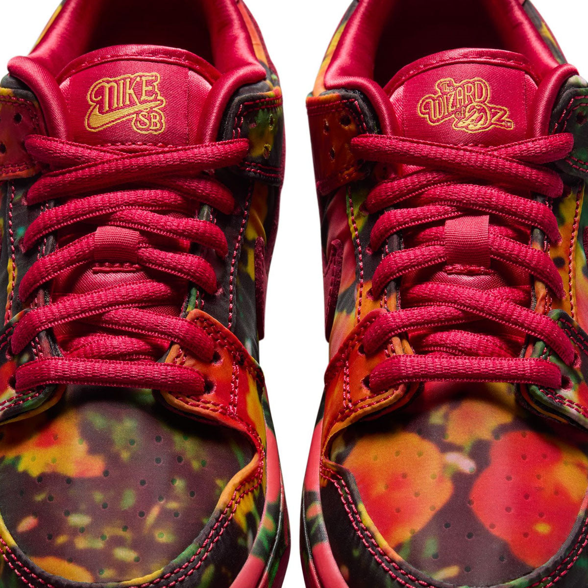 Wizard of Oz Kids SB Dunk Low Pro 'Poppy Fields' Sneakers - Dorothy Inspired Basketball Shoes for Boys & Girls - Perfect for Cosplay, Halloween Costumes, and School Fashion