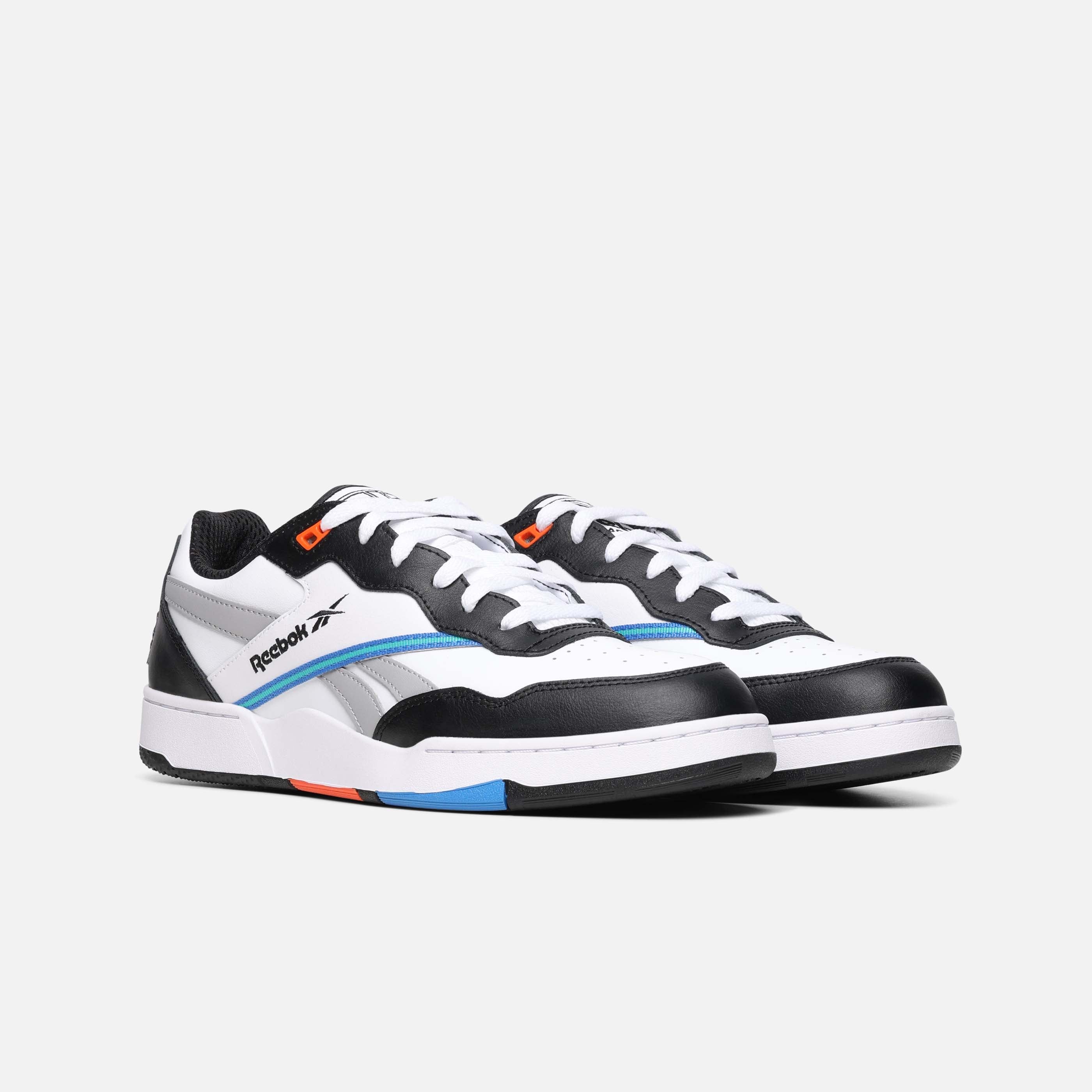 BB 4000 II Basketball Shoes - White/Black/Pump Orange - High-Performance Court Sneakers for Men & Women | Perfect for Indoor & Outdoor Games, Training, and Streetwear Fashion