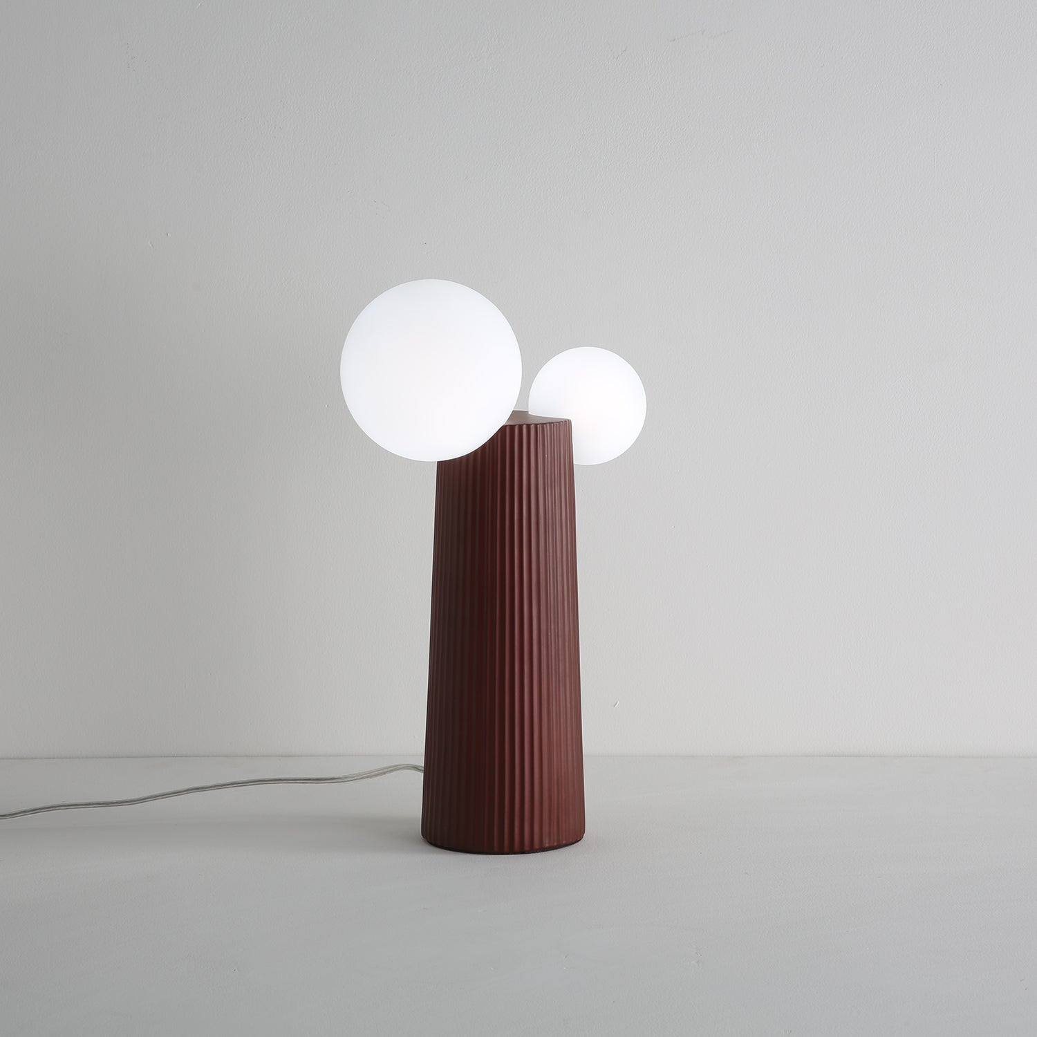 Modern LED Land Table Lamp - Adjustable Brightness, USB Charging Port for Bedroom, Living Room, Office - Perfect for Reading, Working & Night Light