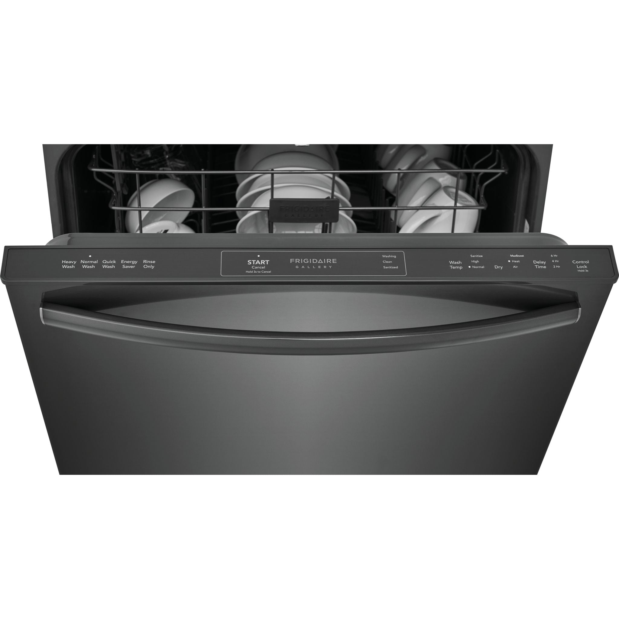 Frigidaire Gallery GDPH4515AD Black Stainless Steel Dishwasher with Plastic Tub - Energy Efficient & Quiet for Modern Kitchens