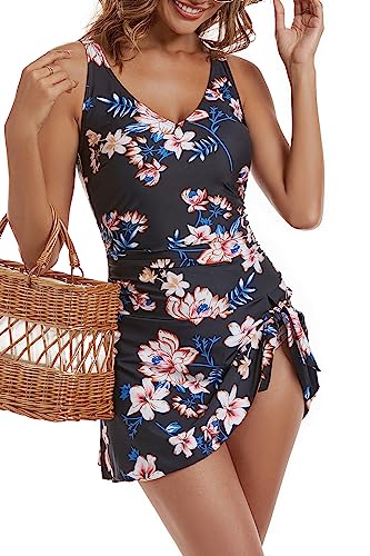 Black Floral Print
