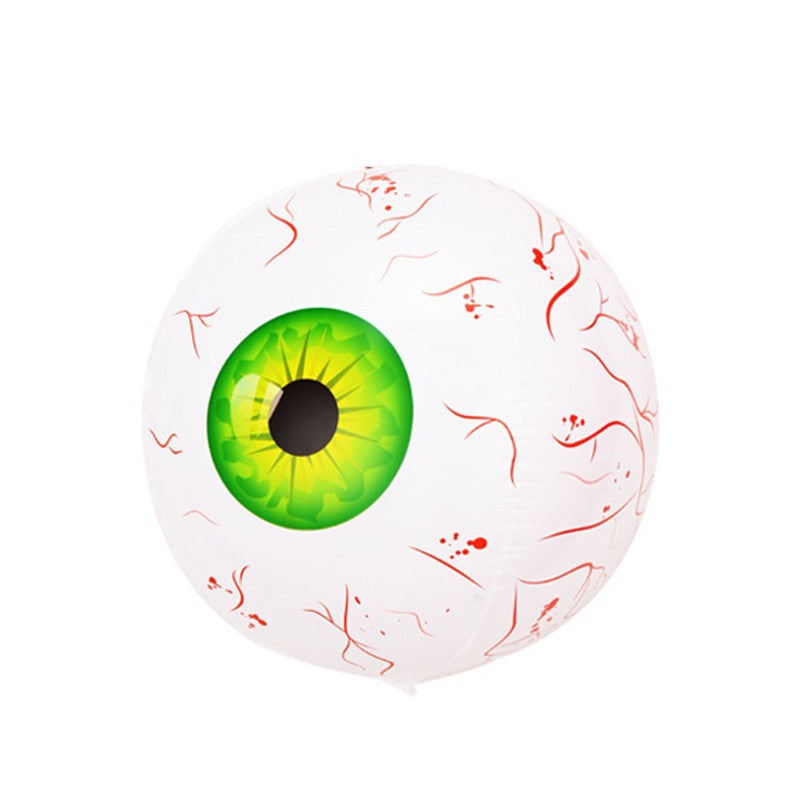 Halloween Eyeball Balloon - Spooky Inflatable Decor for Halloween Party, Haunted House & Outdoor Decorations