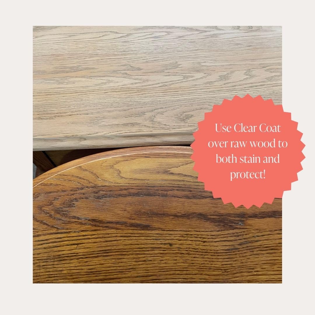 Eco-Friendly Clear Satin Sheen Top Coat for Chalk Style Furniture Paint - Durable, Non-Yellowing, Waterproof Sealant - Indoor/Outdoor Use - 4 oz - Perfect for High-Traffic Furniture, Cabinets, Tables & DIY Projects