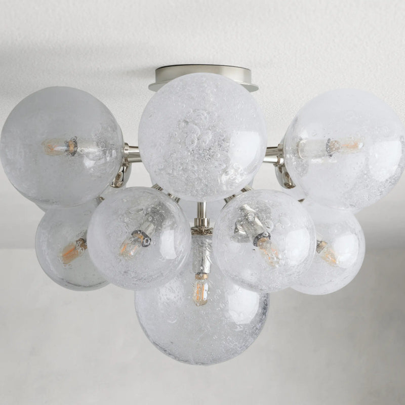 Mandoza Flushmount Ceiling Light - Modern LED Fixture for Bedroom, Kitchen, Hallway | Energy Efficient & Easy Installation