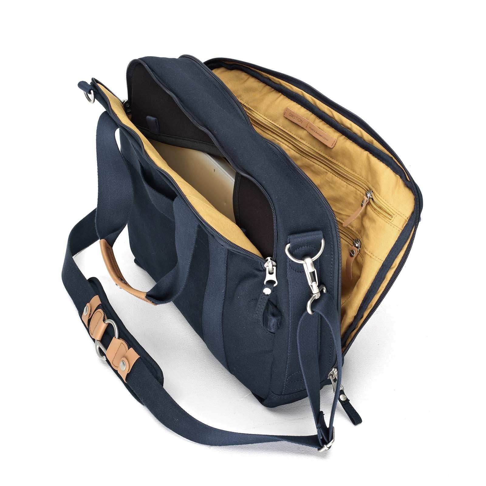 Qwstion Premium Office Bag - Stylish & Durable Work Tote for Professionals | Perfect for Business Meetings, Commuting & Office Essentials