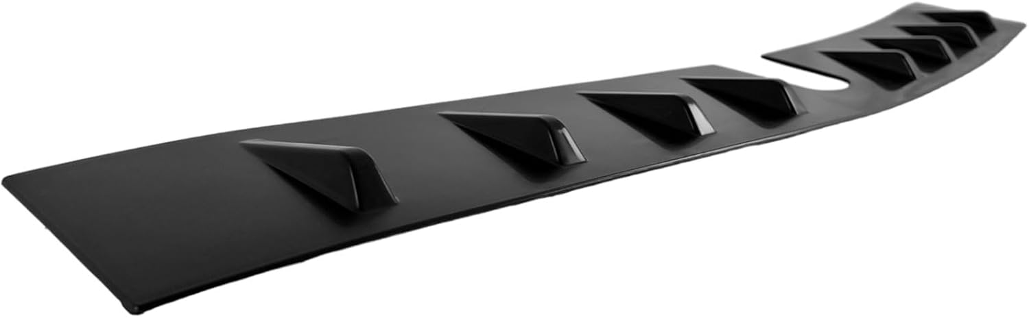 D2 Style Unpainted Black ABS Rear Roof Spoiler for 2022-2024 Subaru WRX - Matte Black Finish | Enhance Aerodynamics & Style for Street Racing & Car Shows