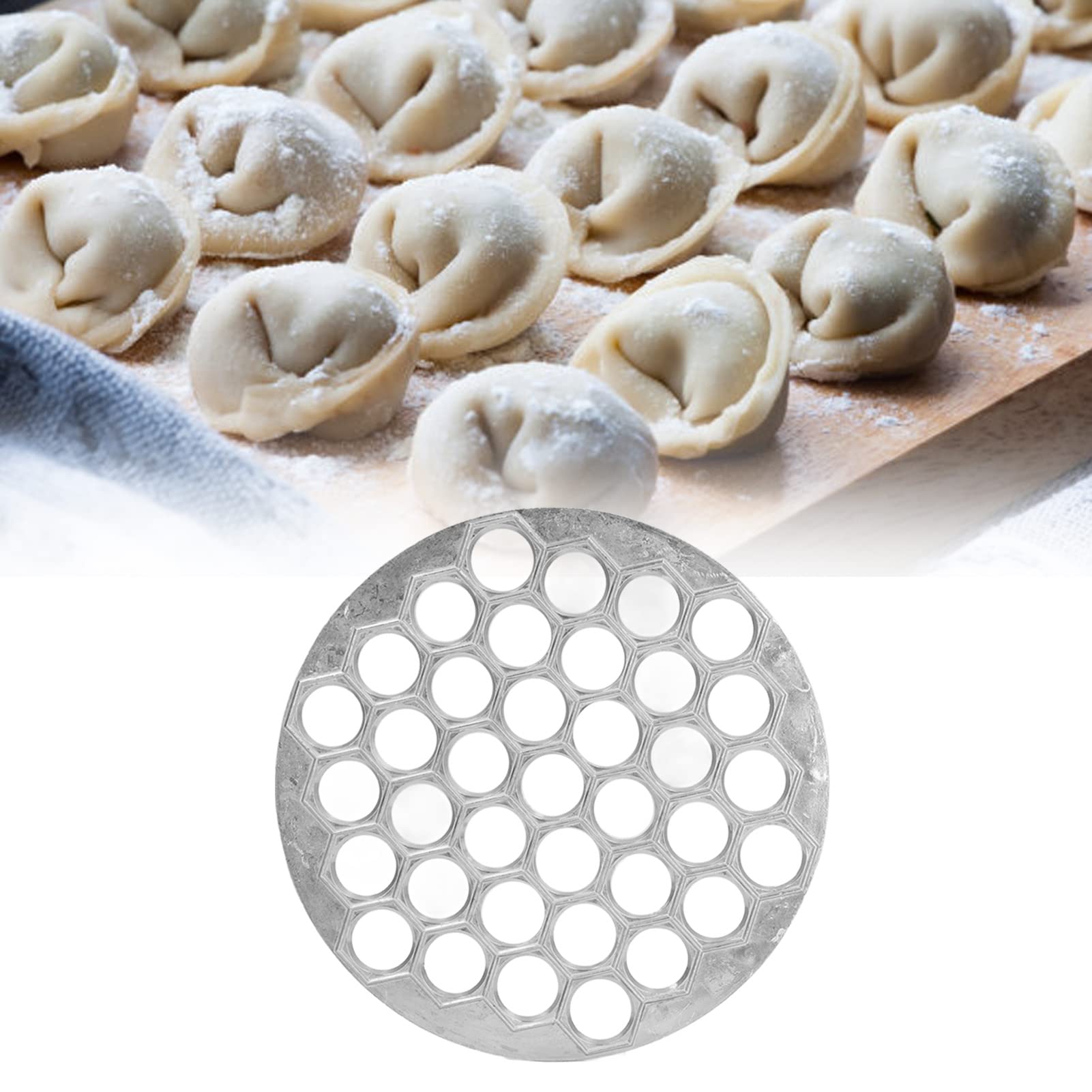 Russian Pelmeni Maker - Metal Dumpling Mold & Ravioli Cutter for Siberian Meat Dumplings | Perfect for Homemade Dumplings, Pierogi & Pasta Making