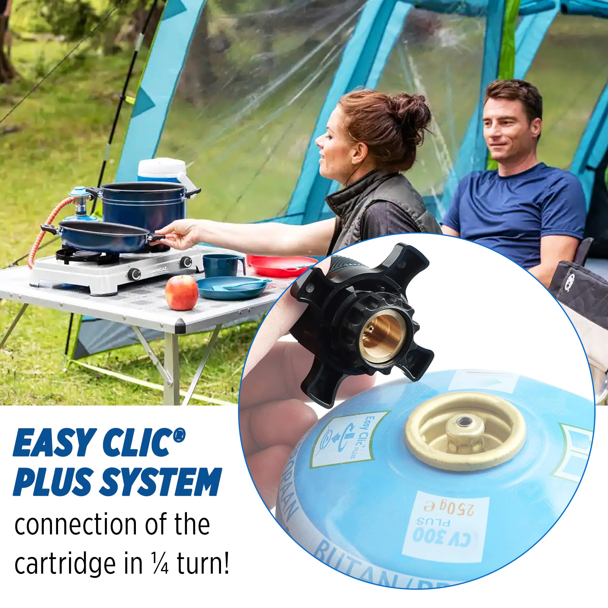 Portable Party Grill & Camping Stove - All-in-One Outdoor BBQ with Griddle, Grid & Pan Support - Perfect for Backyard Parties, Picnics & Camping Trips