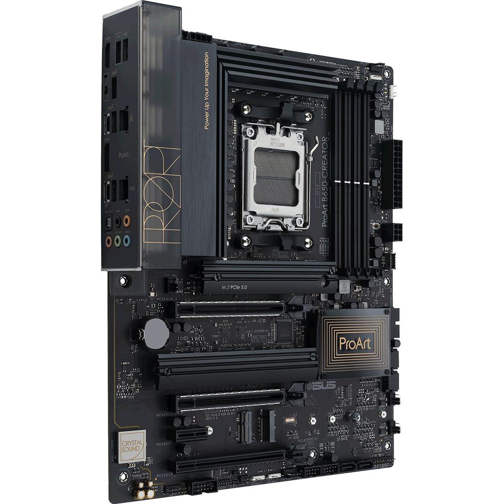 ASUS PROART B650 CREATOR Motherboard - AMD AM5 Socket, DDR5, PCIe 5.0 - Ideal for Content Creation, Video Editing & 3D Rendering Workstations