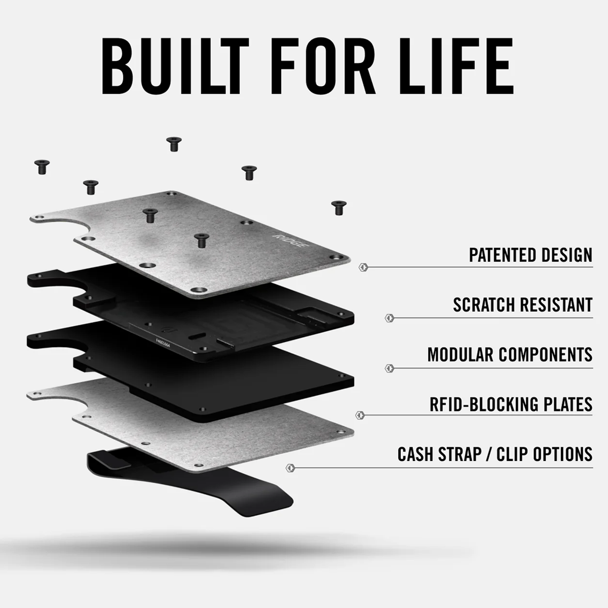 Slim Carbon Fiber RFID Blocking Wallet with Money Clip - Stylish & Secure for Everyday Carry, Travel & Business