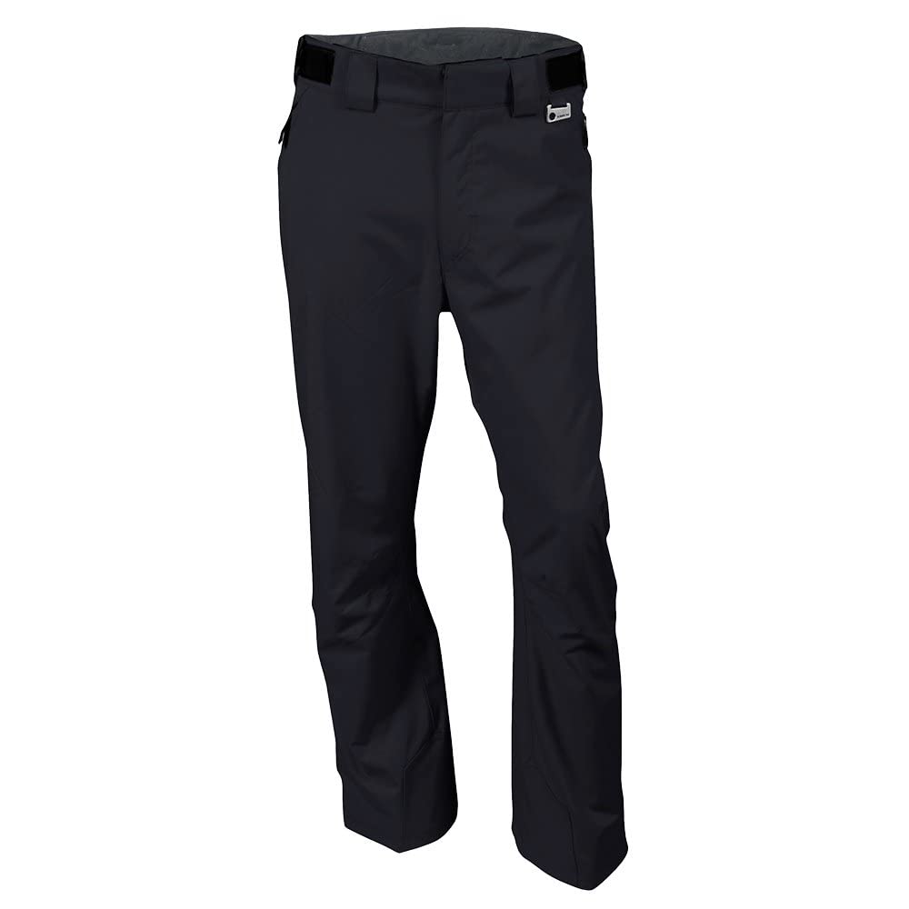 KARBON Alpha II Insulated Ski Pants for Men - Waterproof Winter Snow Pants, Thermal Lined, Black, Large - Perfect for Skiing, Snowboarding & Cold Weather Outdoor Activities