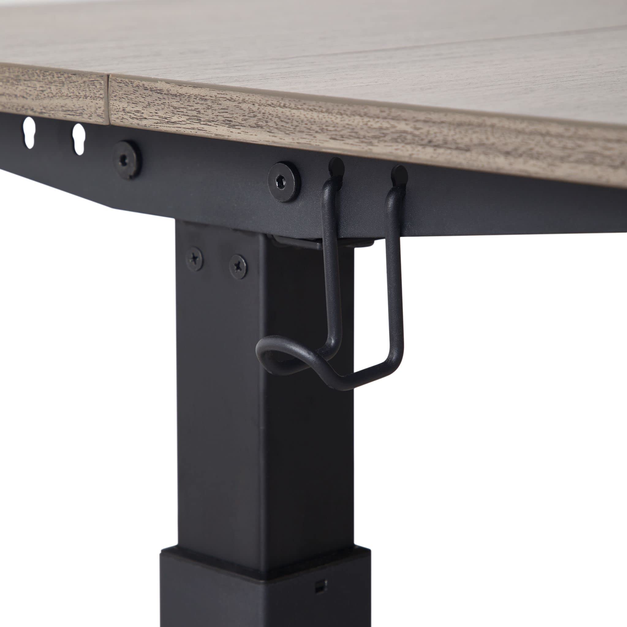 Kowo Electric Height Adjustable Standing Desk - 48 Inch Solid Wood Home Office Desk with Memory Preset & Ergonomic Design | Perfect for Remote Work, Gaming Setup & Study Workstation
