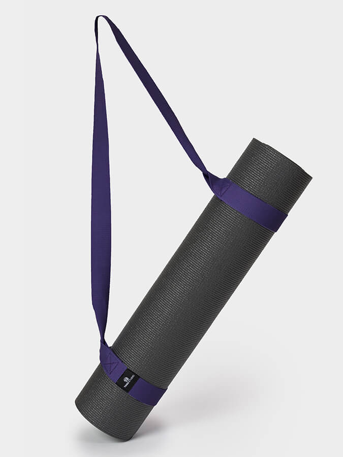 Organic Cotton Yoga Mat Strap Carrier for Yoga Studio - Premium Yoga Mat Holder with Adjustable Shoulder Strap - Perfect for Yoga Class, Gym, Travel & Outdoor Workouts