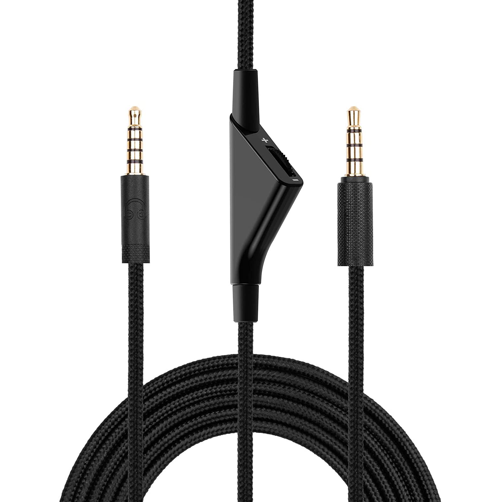 Weishan G433 2.0M Replacement Aux Cable for Logitech G433/G233/G Pro/G Pro X Gaming Headsets - 3.5mm Audio Cable with Volume Control for Xbox/PS5/PS4/PC - 6ft - Perfect for Gaming, Streaming & Music Listening
