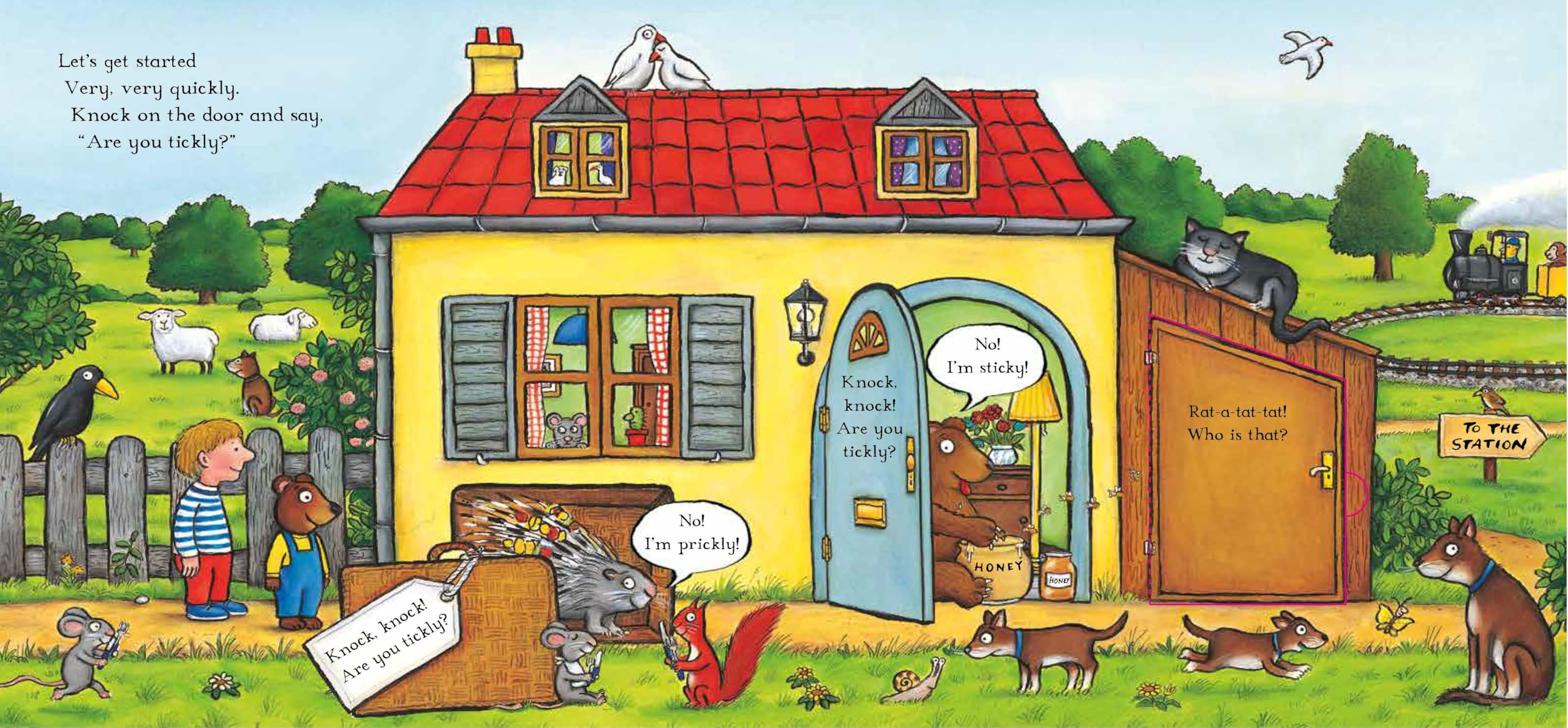 The Tickle Book - Fun Interactive Children's Storybook for Playtime, Bedtime & Family Bonding