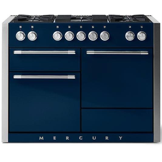 AGA 48 Inch Mercury Dual Fuel Range with True European Convection - Professional Gas & Electric Stove with Oven - Perfect for Home Chefs & Modern Kitchens (AMC48DF IND)