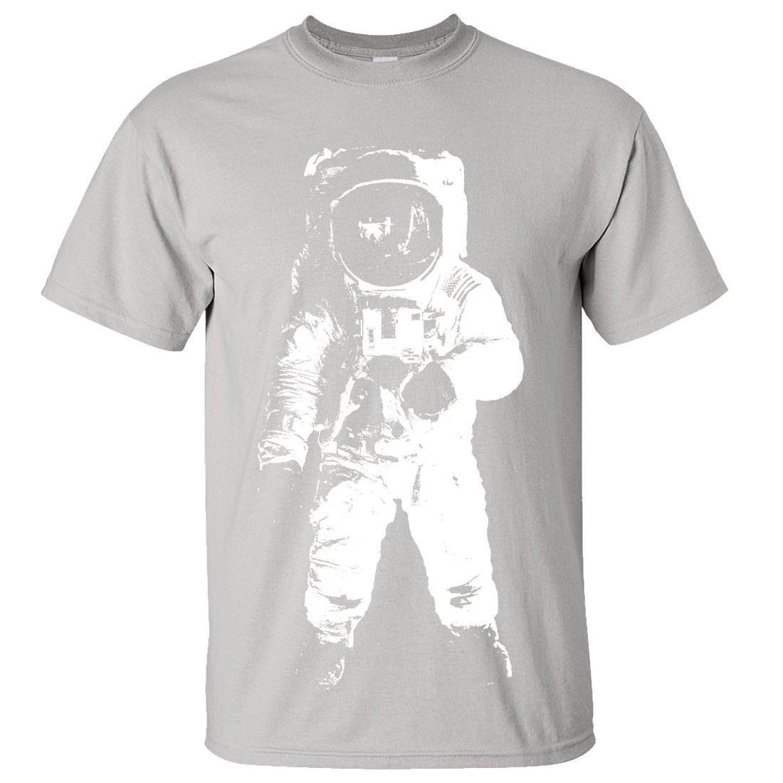 Space Astronaut Man on The Moon T-Shirt - Multiple Color Options | NASA-Inspired Graphic Tee for Sci-Fi Fans & Space Enthusiasts - Perfect for Casual Wear, Cosplay & Gift Giving