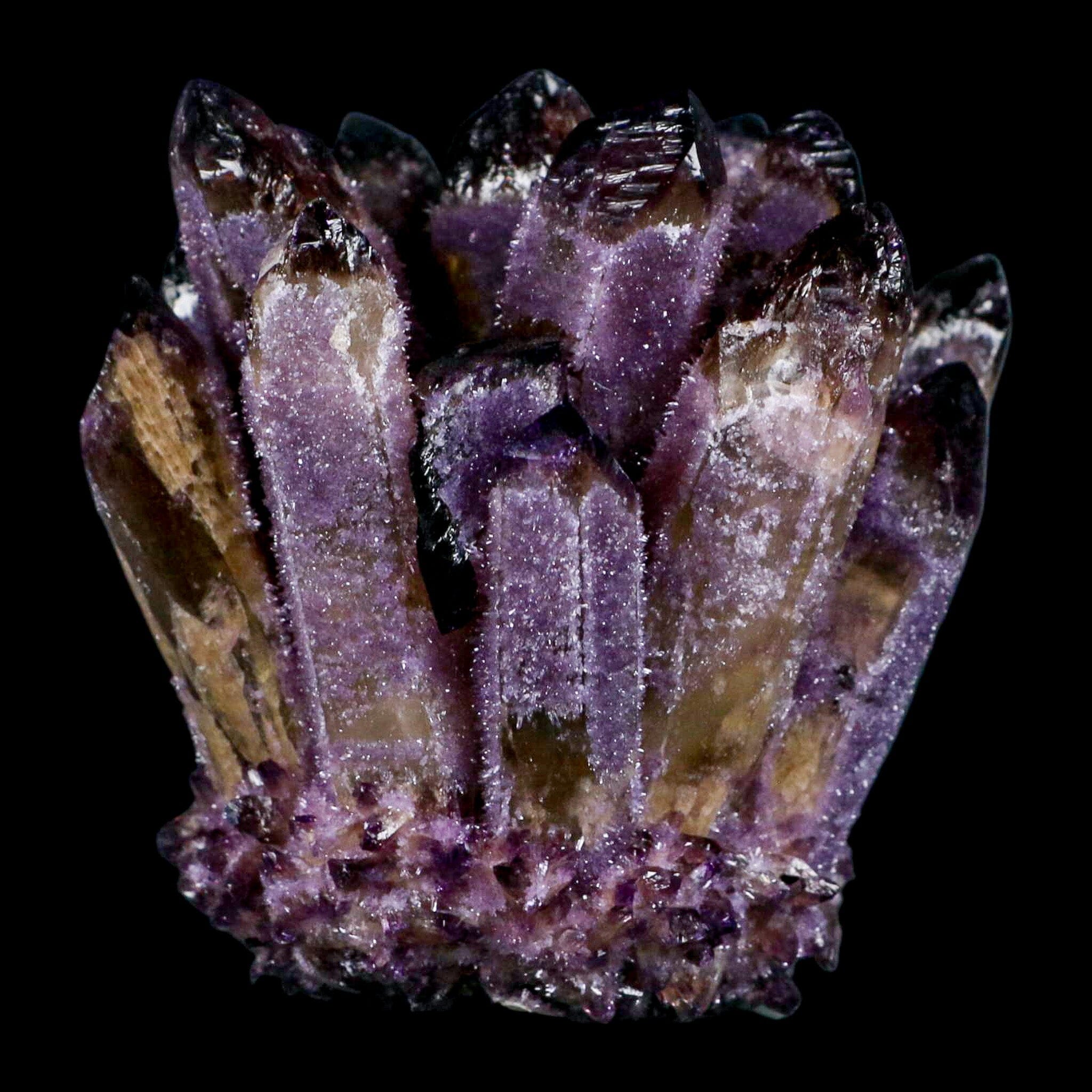 3.5 Inch Purple Phantom Ghost Quartz Crystal with Chlorite Inclusions - Natural Mineral Specimen for Healing, Meditation & Home Decor