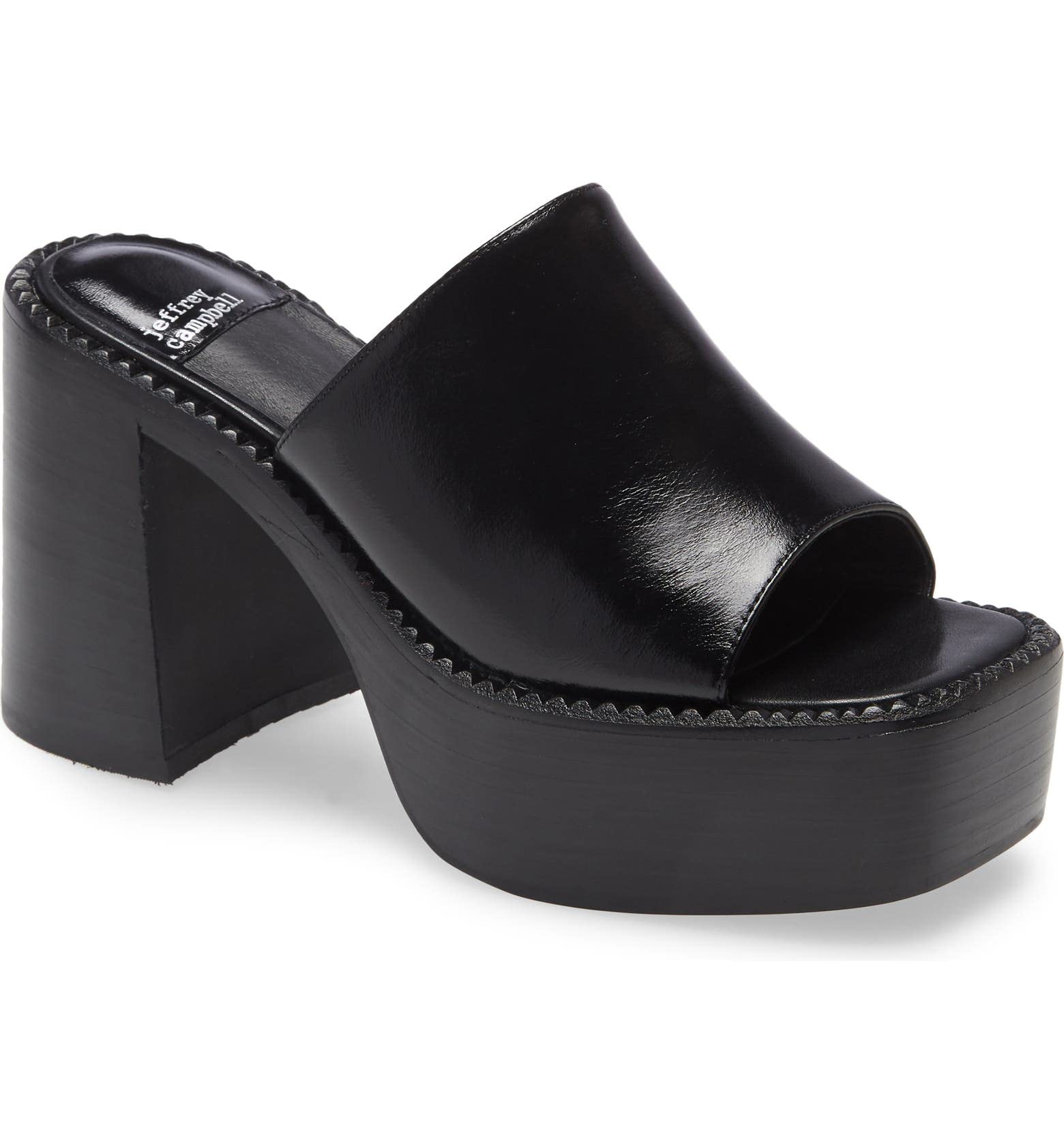 Jeffrey Campbell Women's Concert Platform Sandals - Black | Comfortable & Stylish for Summer, Beach, and Casual Outings